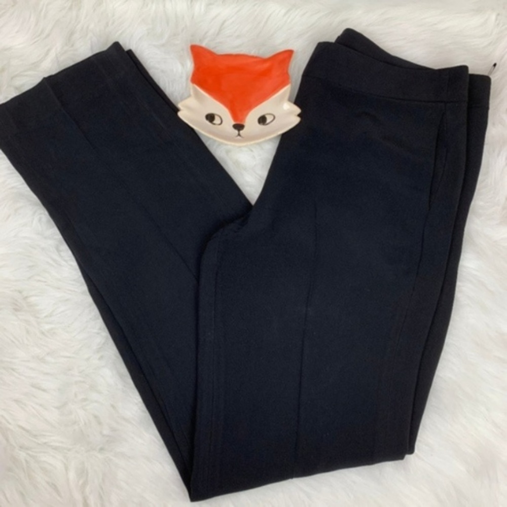 Paige black silk dress slacks trousers size 8